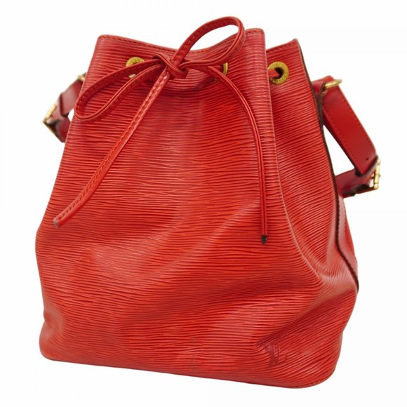 Louis Vuitton Epi Petit Noe Shoulder Bag M44107 Castilian Red for Women - Picture 1 of 11